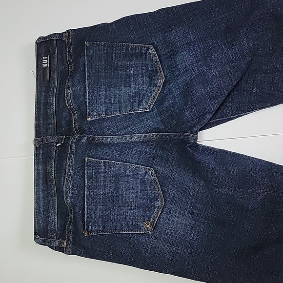 KUT from the Kloth  Lauren Mid Rise Crop Slim Jeans/ Size 6 - Picture 8 of 12